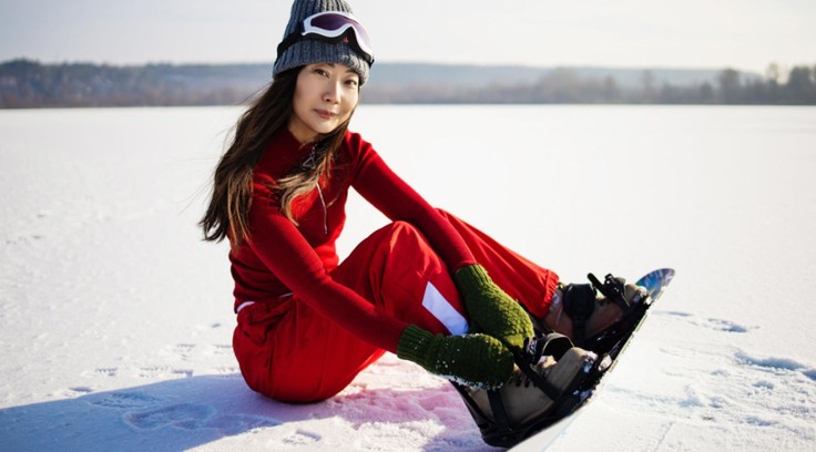 Exercices hivernaux stock videos